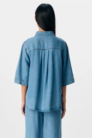 Frame Denim Top - Ljusblå Denim