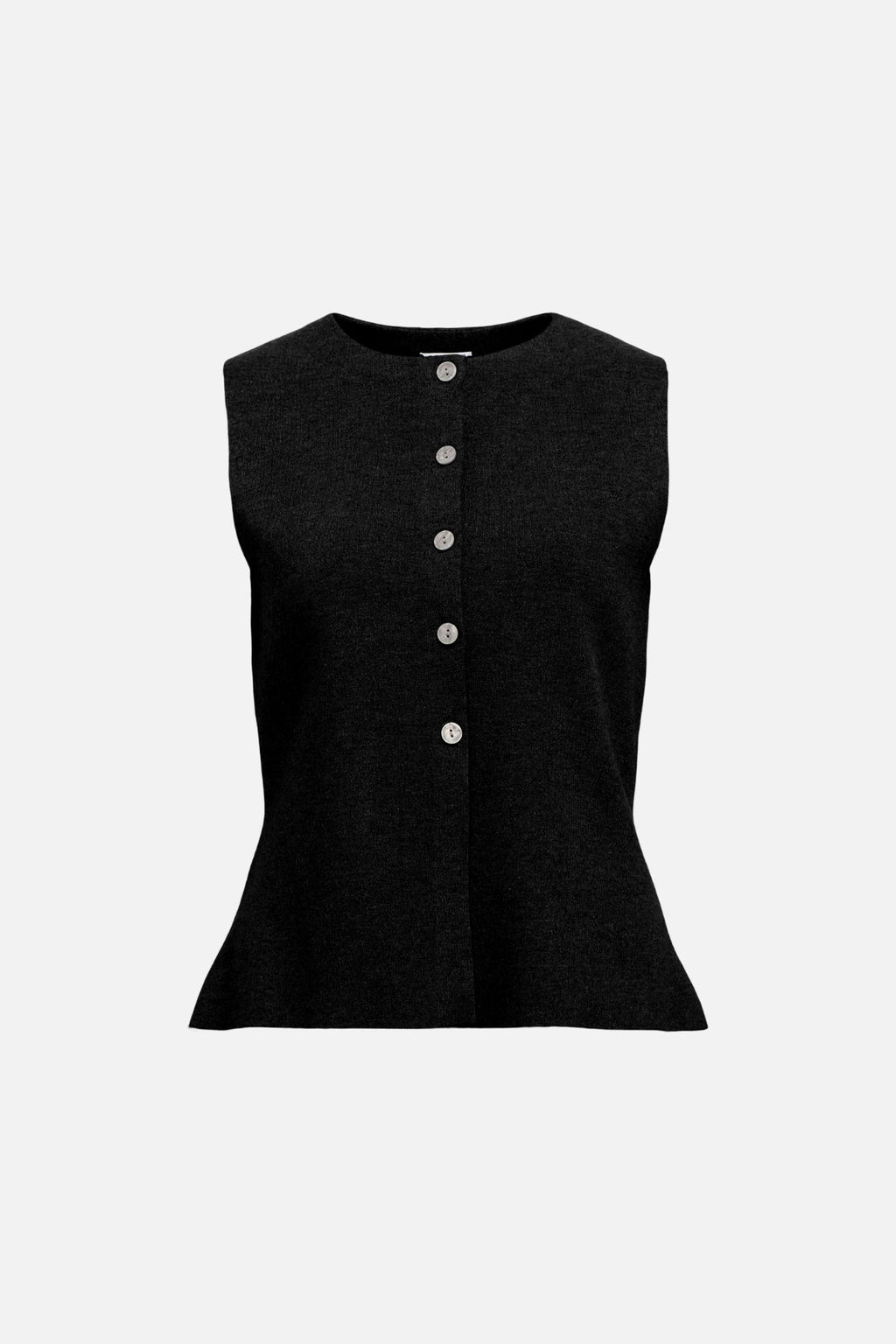 Reynard Stickad Väst - Svart