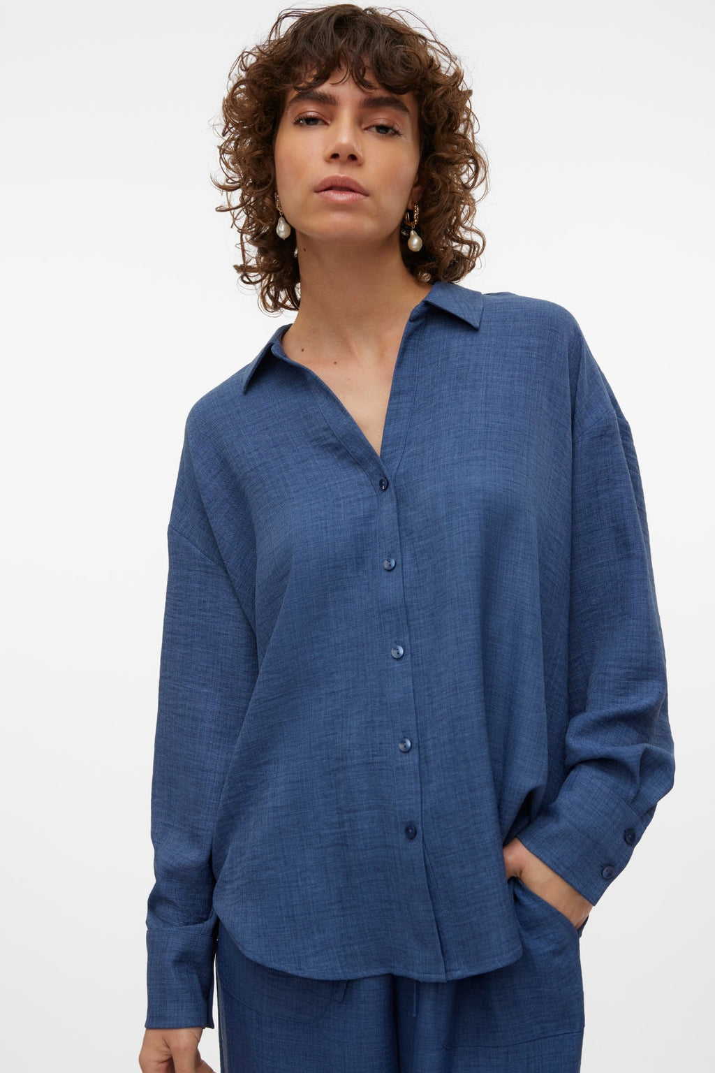 Melaney Queeny Skjorta - Navy Blazer