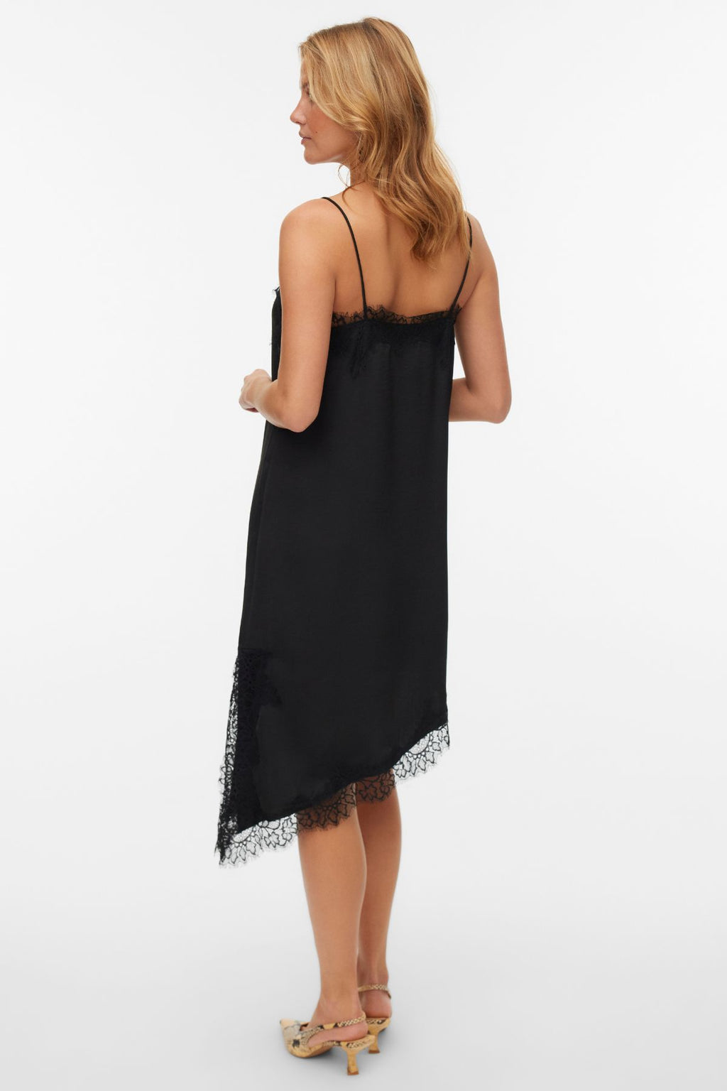 Novi Lace Singlet Klänning - Svart