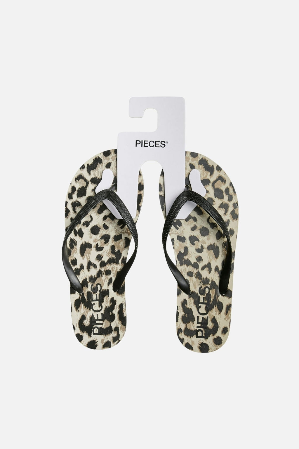 Sommar Print Flip-Flop - Svart Leo
