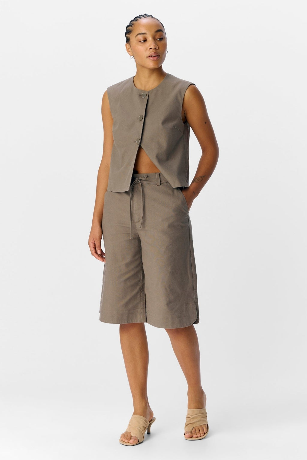 Aura Bermudashorts - Morel