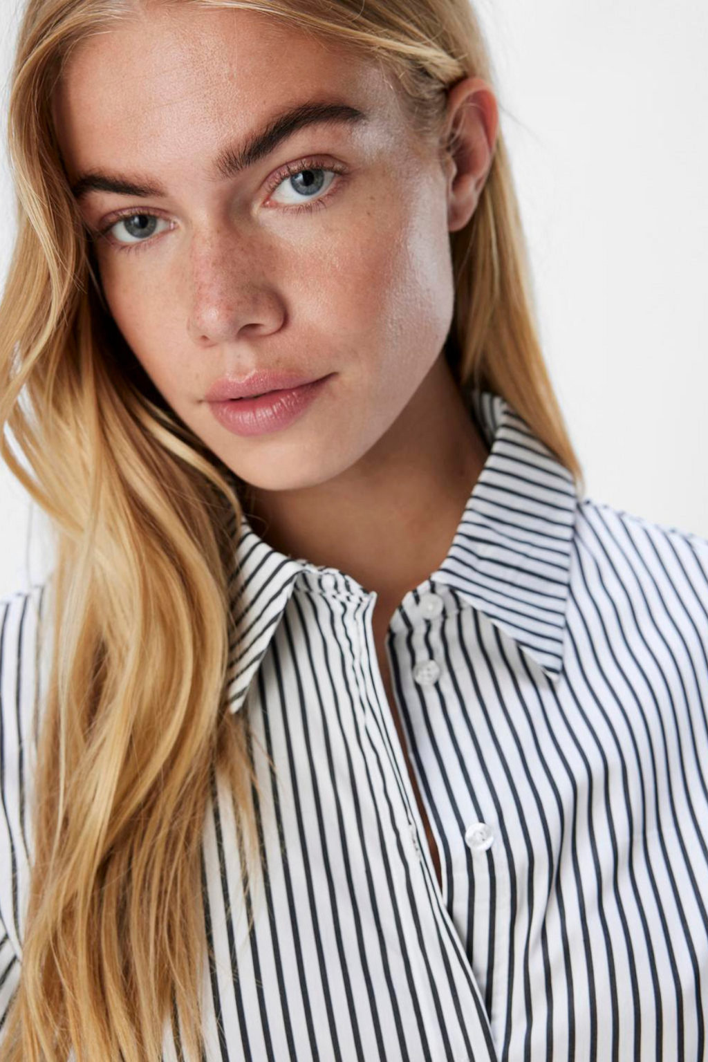 Tutta LO L/S Skjorta - Svart/Vit