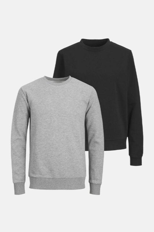 Basic Crewneck Sweat - Paketerbjudanden (2 par)