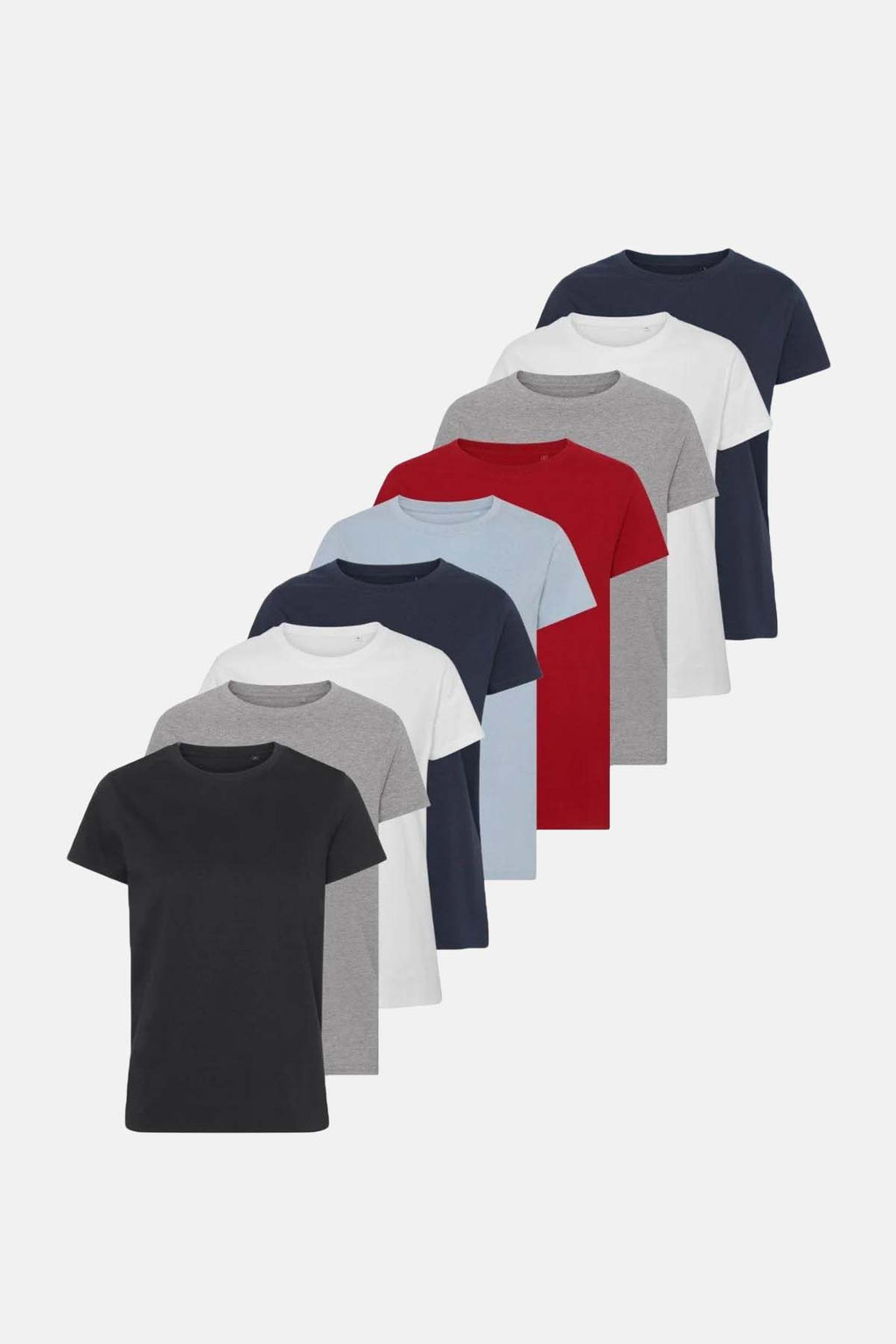 Basic T-shirt - Paketerbjudande (9 st)