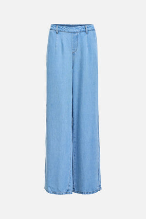 Frame Lisa Wide Pants - Ljusblå Denim