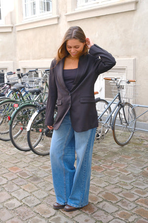 Klassisk fit Blazer - Svart