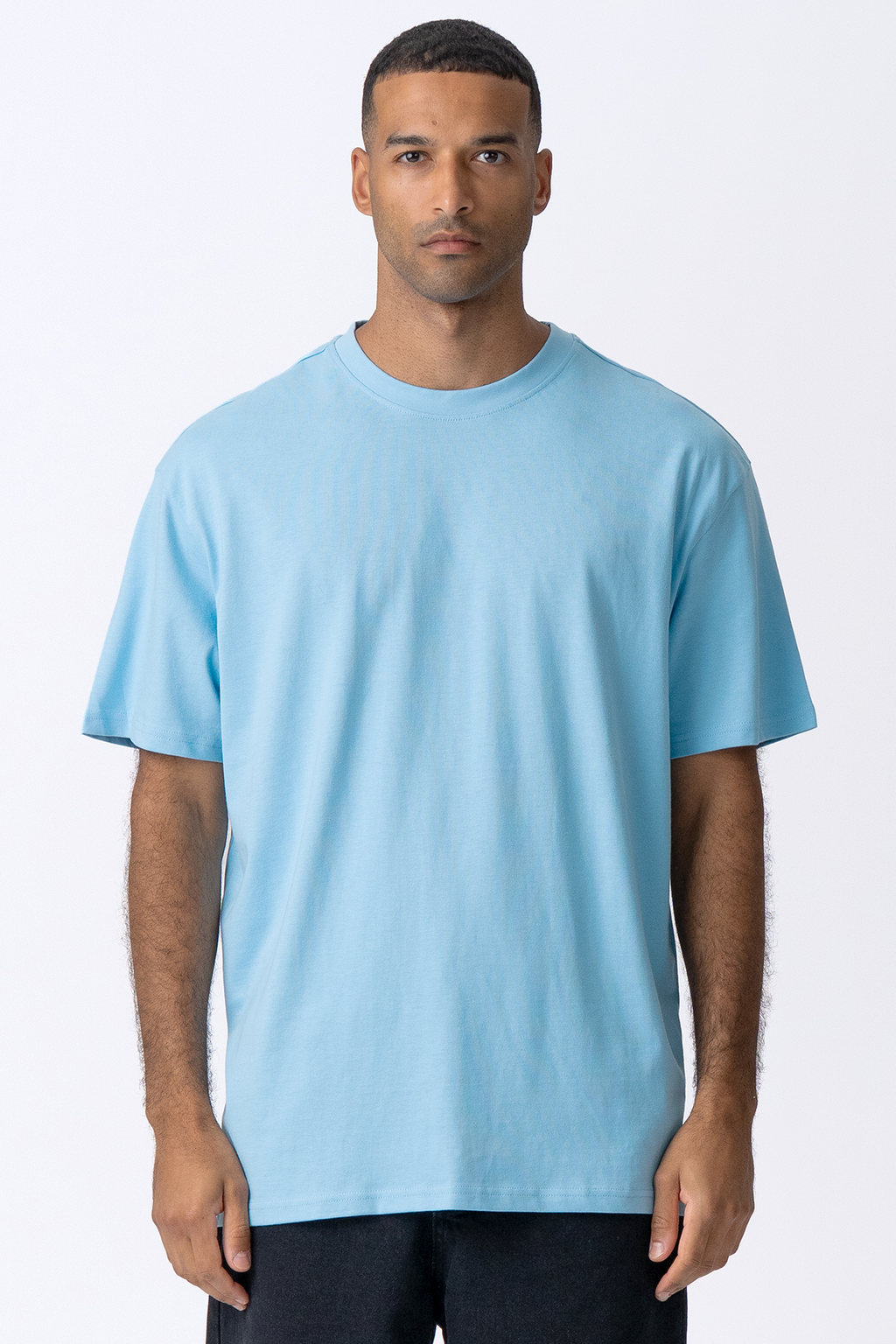 Heavy Oversized T-shirt - Baltisk Blå