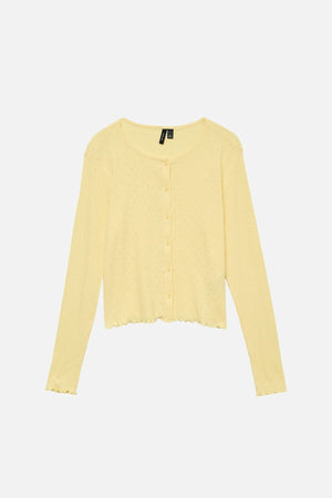 Isa O-Neck Cardigan - Anise Flower