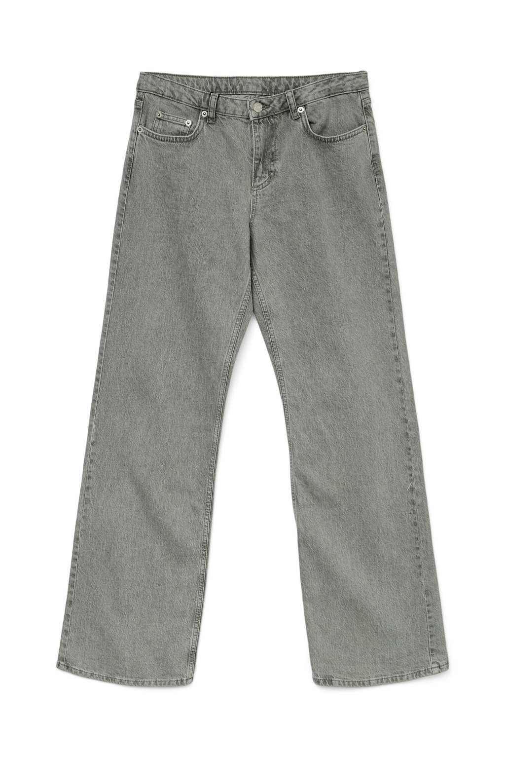 Alexis Lågmidjade Jeans i Denim - Ljusgrå Denim