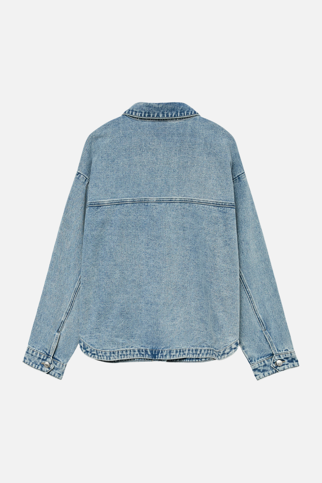 Jamie Denim Shacket - Ljusblå Denim
