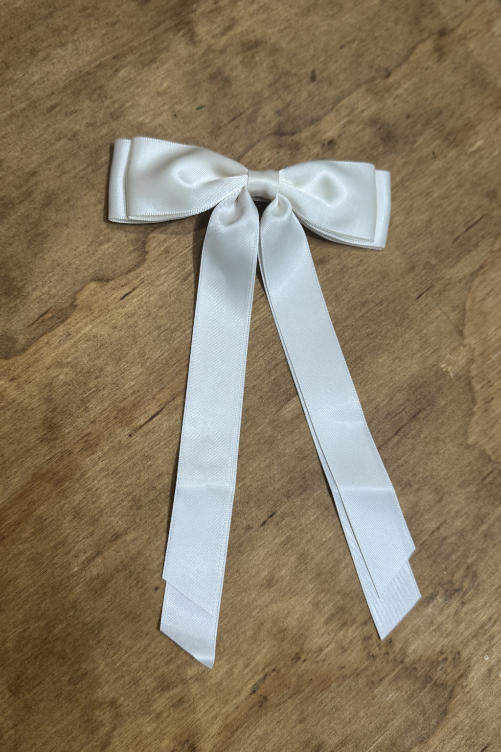 Bow Clip - Vit