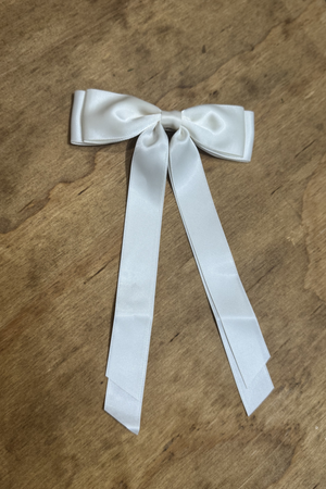 Bow Clip - Vit