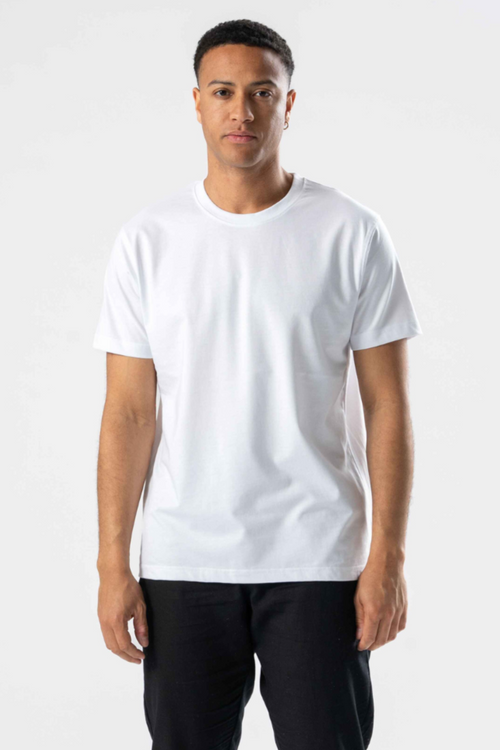 Regular T-shirt - Vit