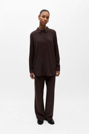 Sanne Skjorta - Seal Brown