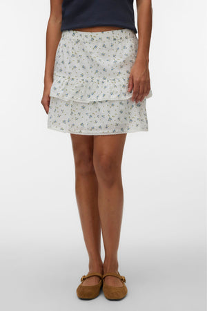 Rine Kort Kjol - Snow White - Marguerite Blue Jasper