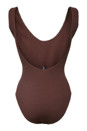 Kenna Crepe Baddräkt - Deep Mahogany