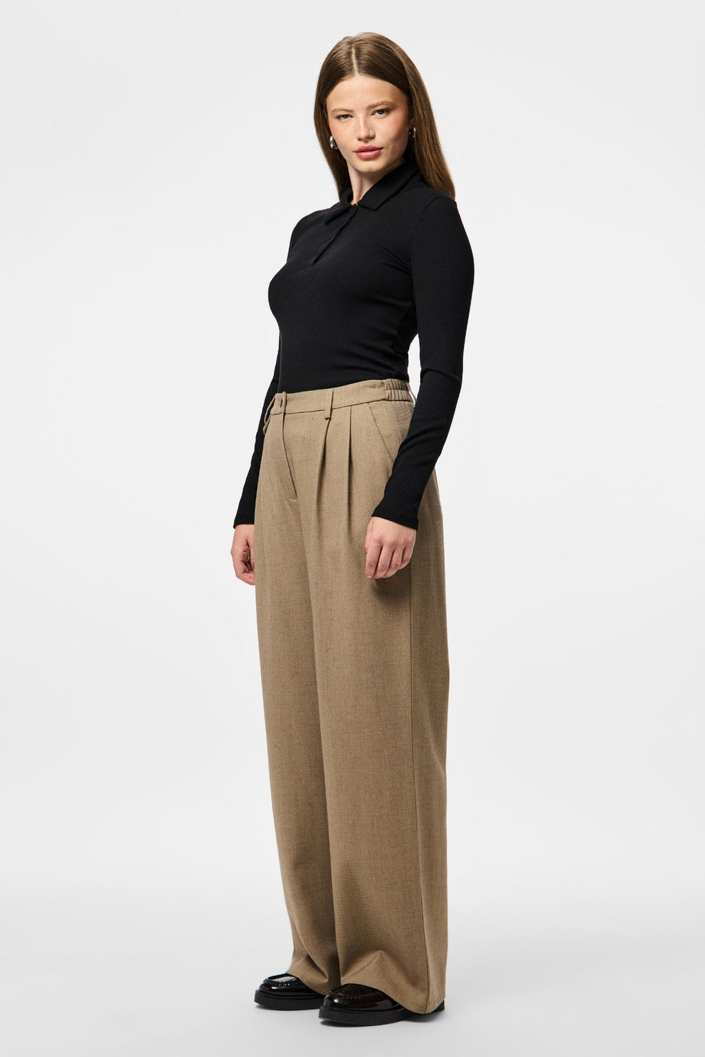 Bubbles Hw Pants - Greige