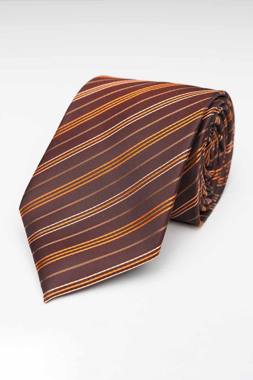 Slips - Burgundy - Orange/Sand Randig