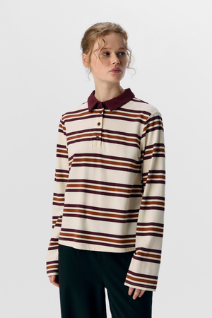 Nana L/S Polo Topp - Java