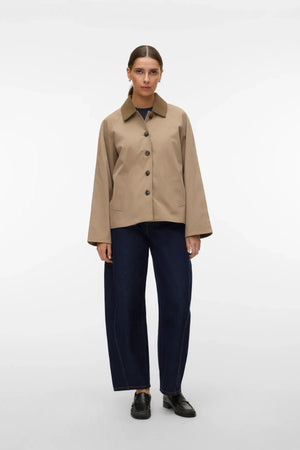 Chelseafia Short Jacket - Silver Mink