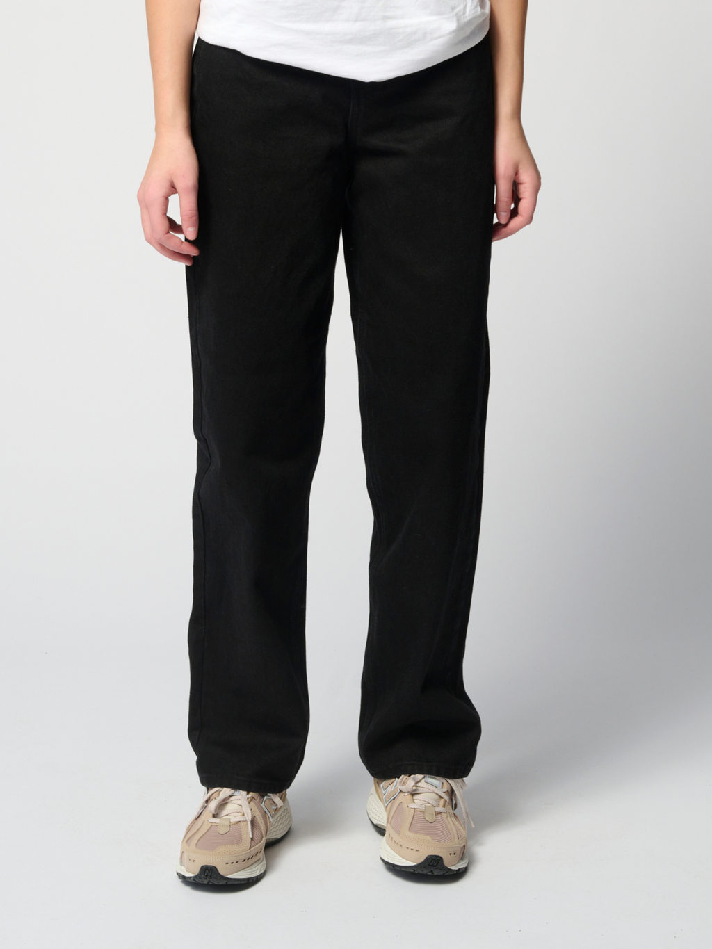 Performance Loose Jeans - Black Denim