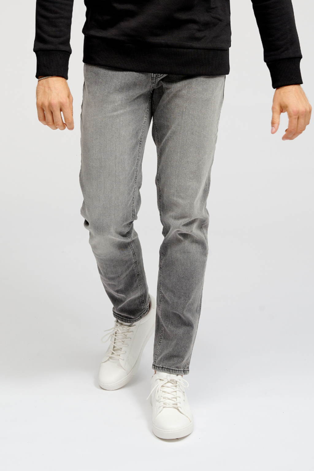 Performance Jeans (Regular) - Grå Denim