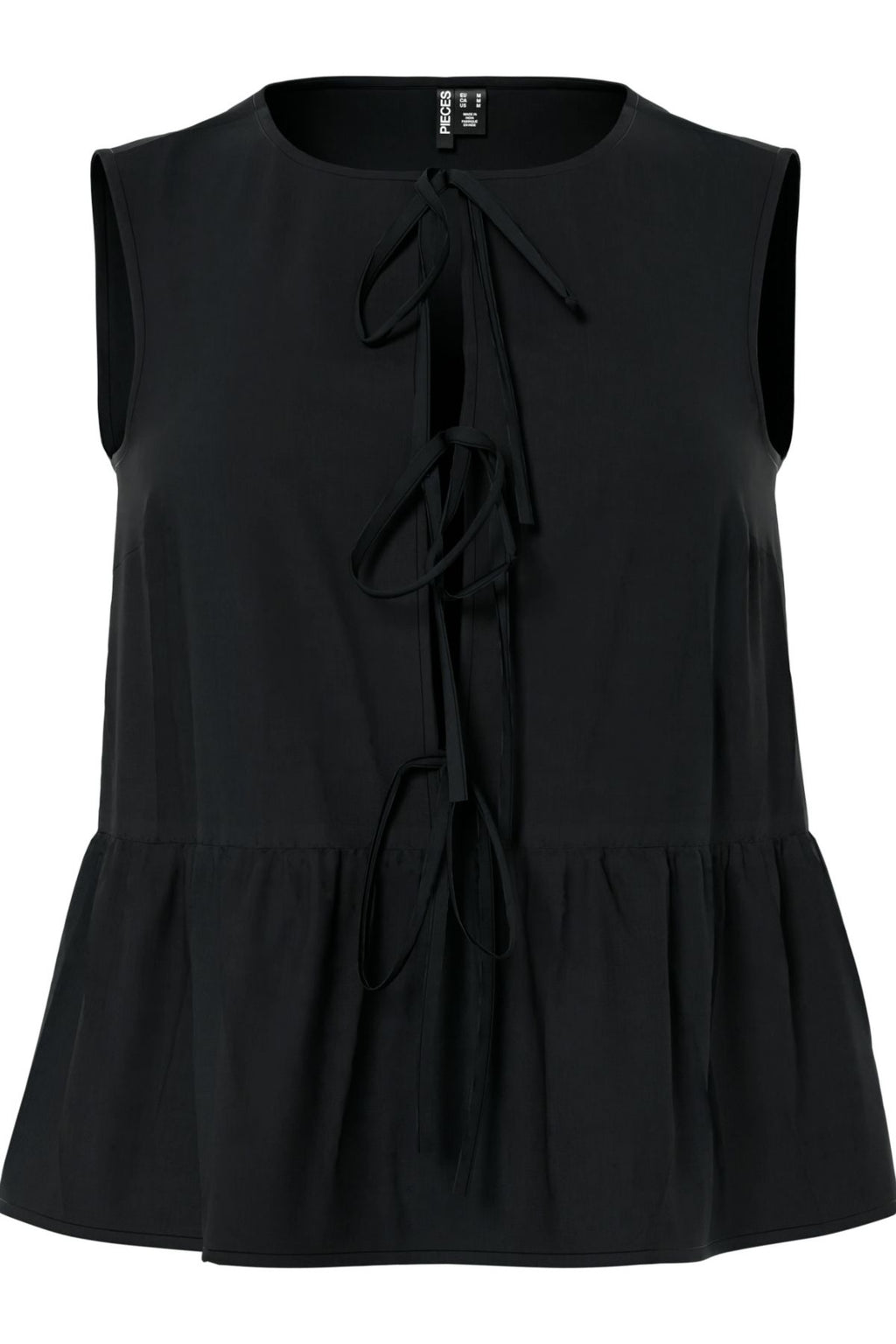 Jolly Tie Top - Svart