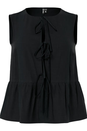 Jolly Tie Top - Svart