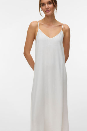 Mymilo Singlet Ankle Dress - Snow White