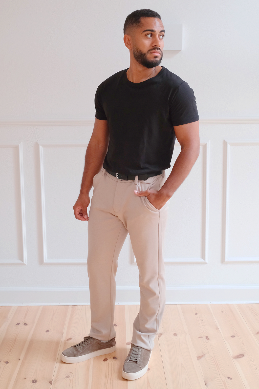 Heavy Boxfit Tee - Svart