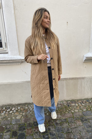 Bärnstene Merson Lång Jacka - Tigeröga