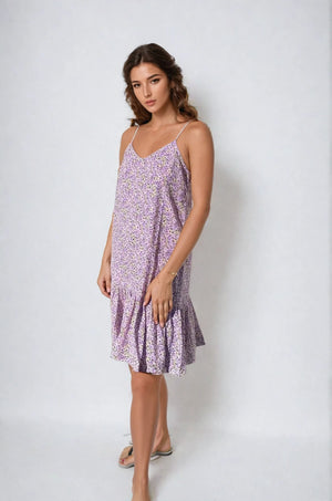 Star Singlet Klänning - Lemon Meringue