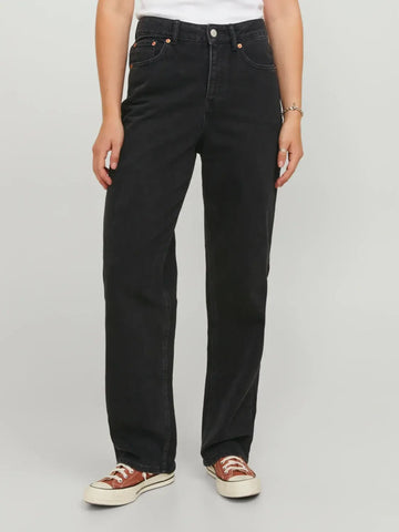 Performance Loose Jeans - Black Denim