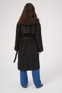 Linea trenchcoat - Svart