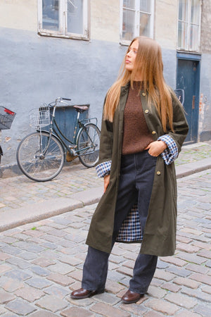 Livia Trenchcoat - Olivgrön