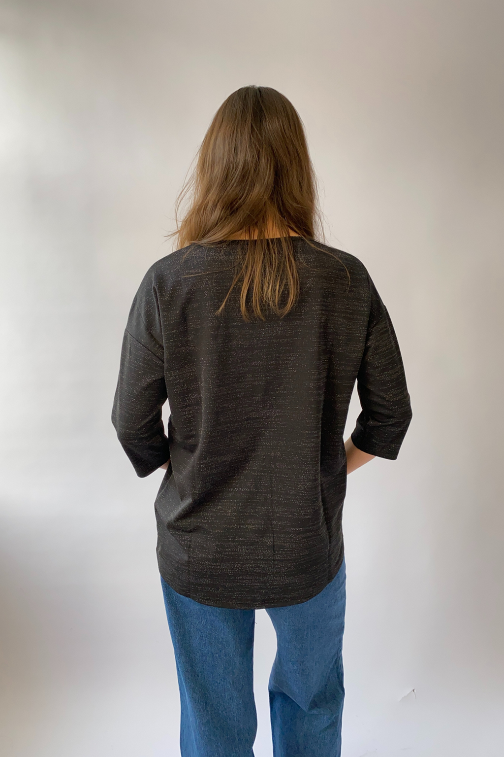 Malena Lurex Blus - Silver