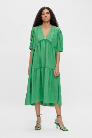 Alaia Läng Klänning - Artichoke Green