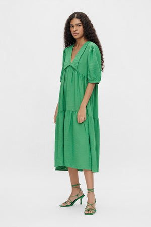 Alaia Läng Klänning - Artichoke Green