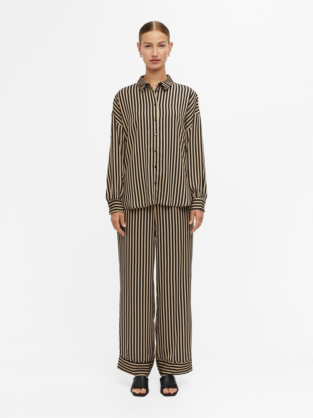 Thyra Långärmad Skjorta - Humus