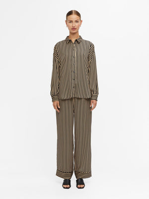 Thyra Långärmad Skjorta - Humus