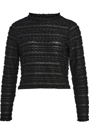 Runa Långärmad Blus - Svart