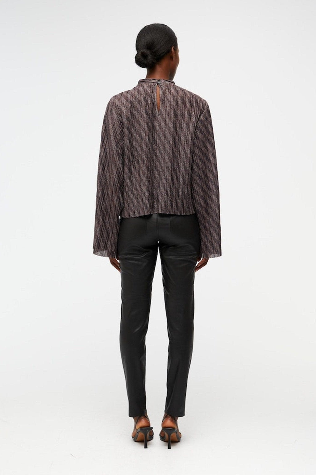 Lux Långärmad Blus - Svart