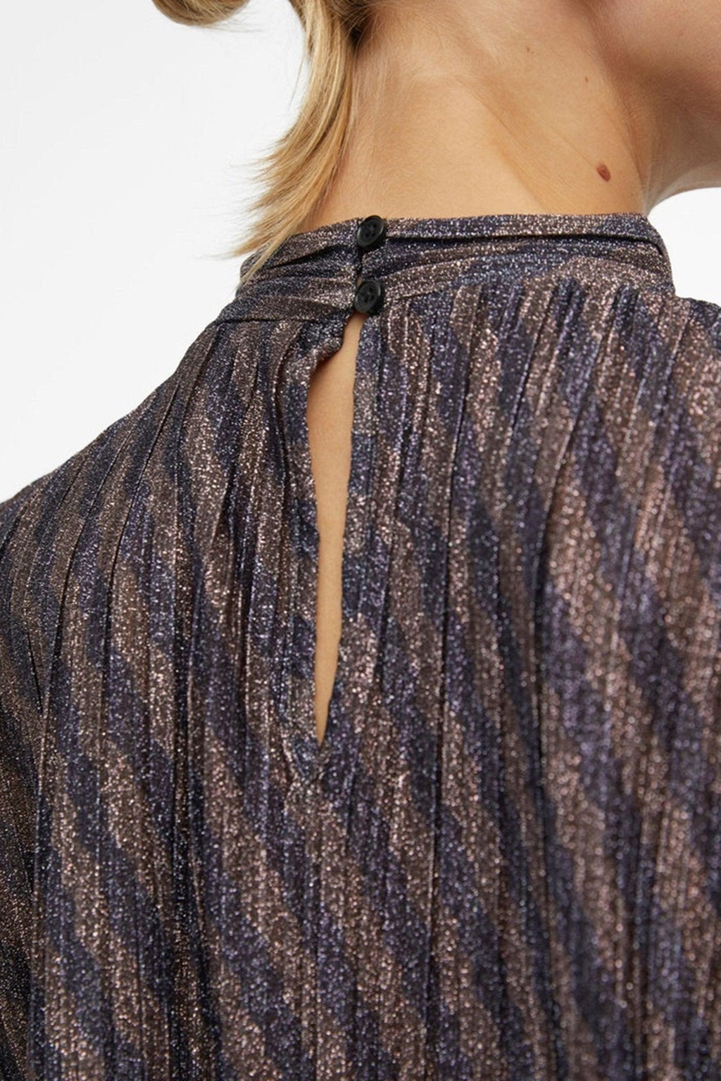 Lux Långärmad Blus - Svart