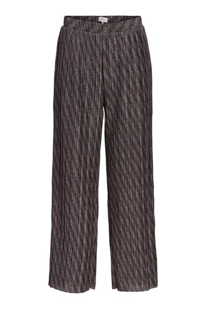 Lux High Waist Byxor - Svart