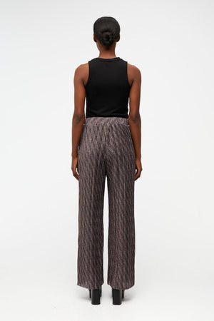 Lux High Waist Byxor - Svart