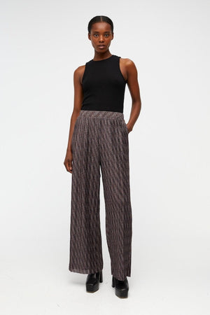 Lux High Waist Byxor - Svart