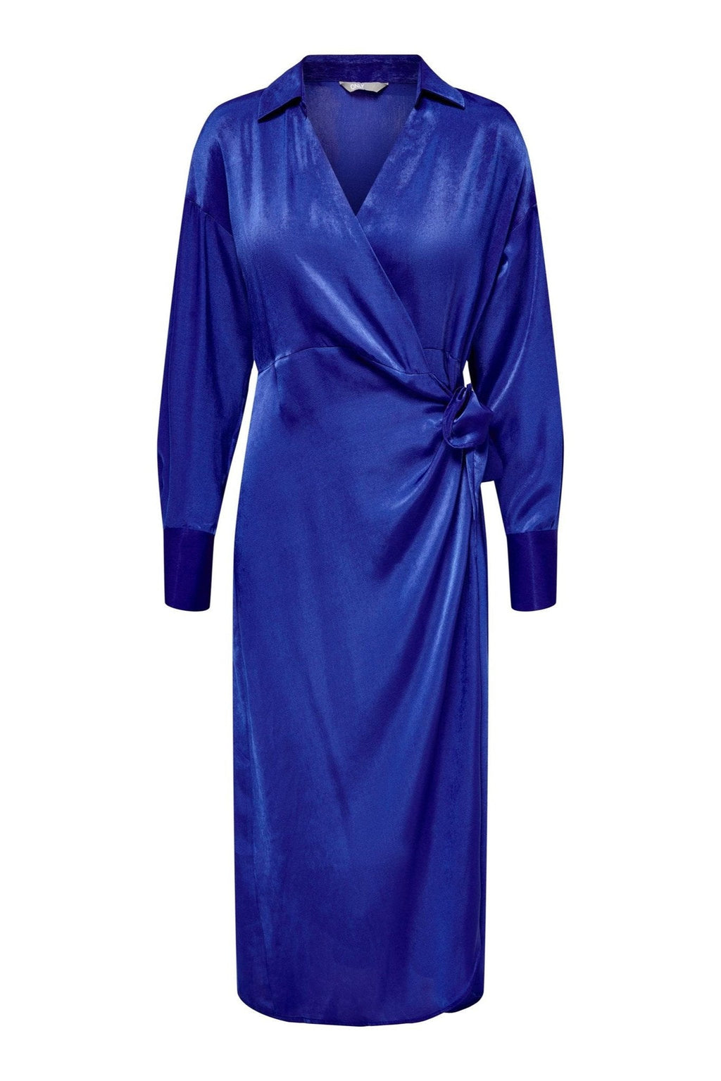 Mille Långärmad Midi Klänning - Sodalite Blue