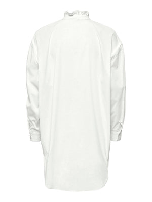 Sofia Frill Blus - Airy blue