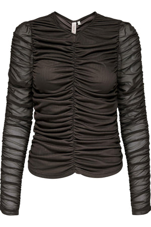 Liv Långärmad Blus - Svart